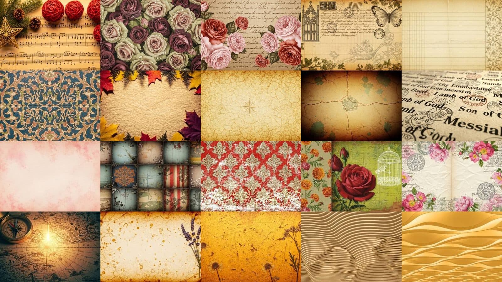 Antique Backgrounds Collection
