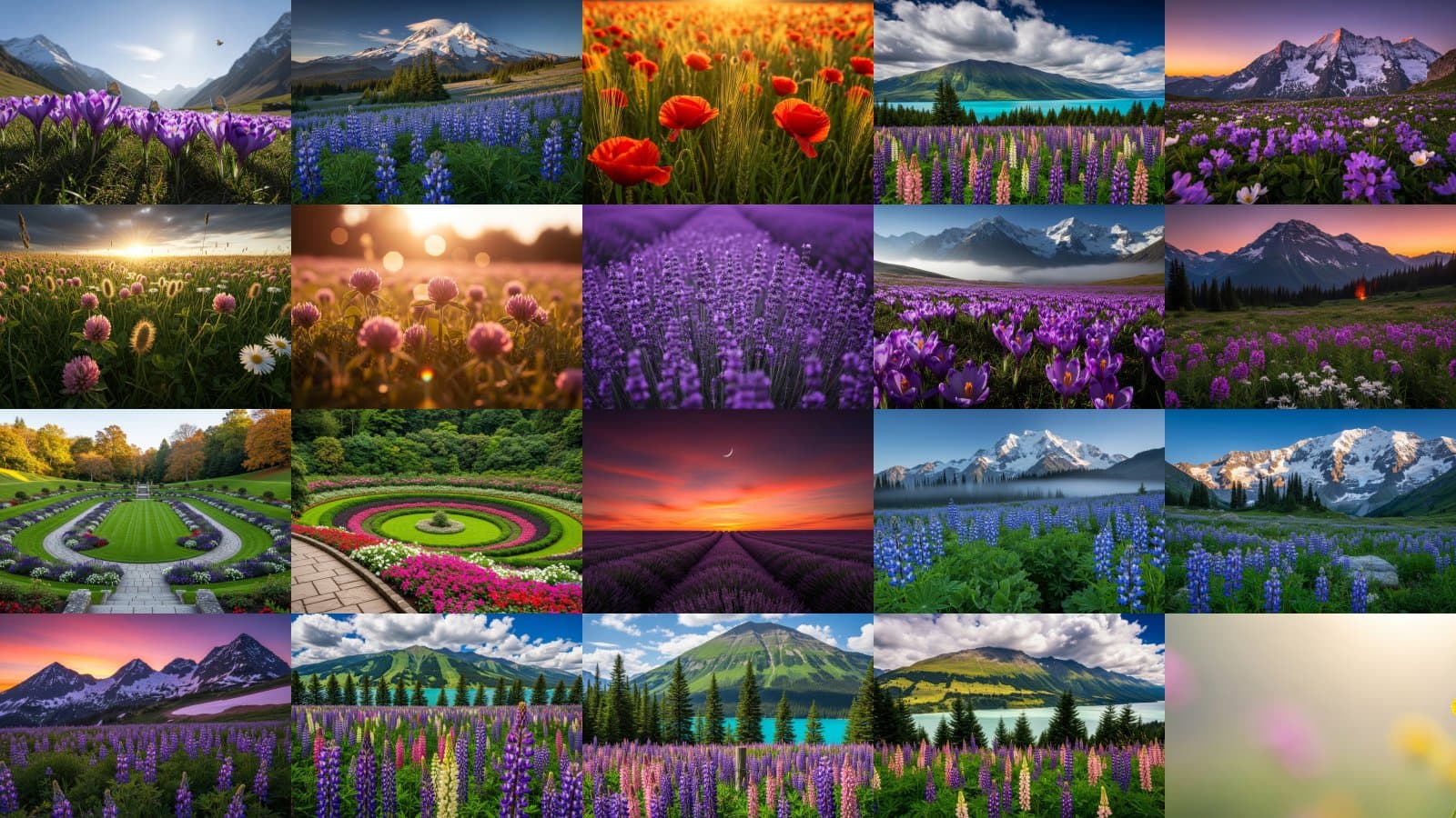 Blooming Mountain Vistas