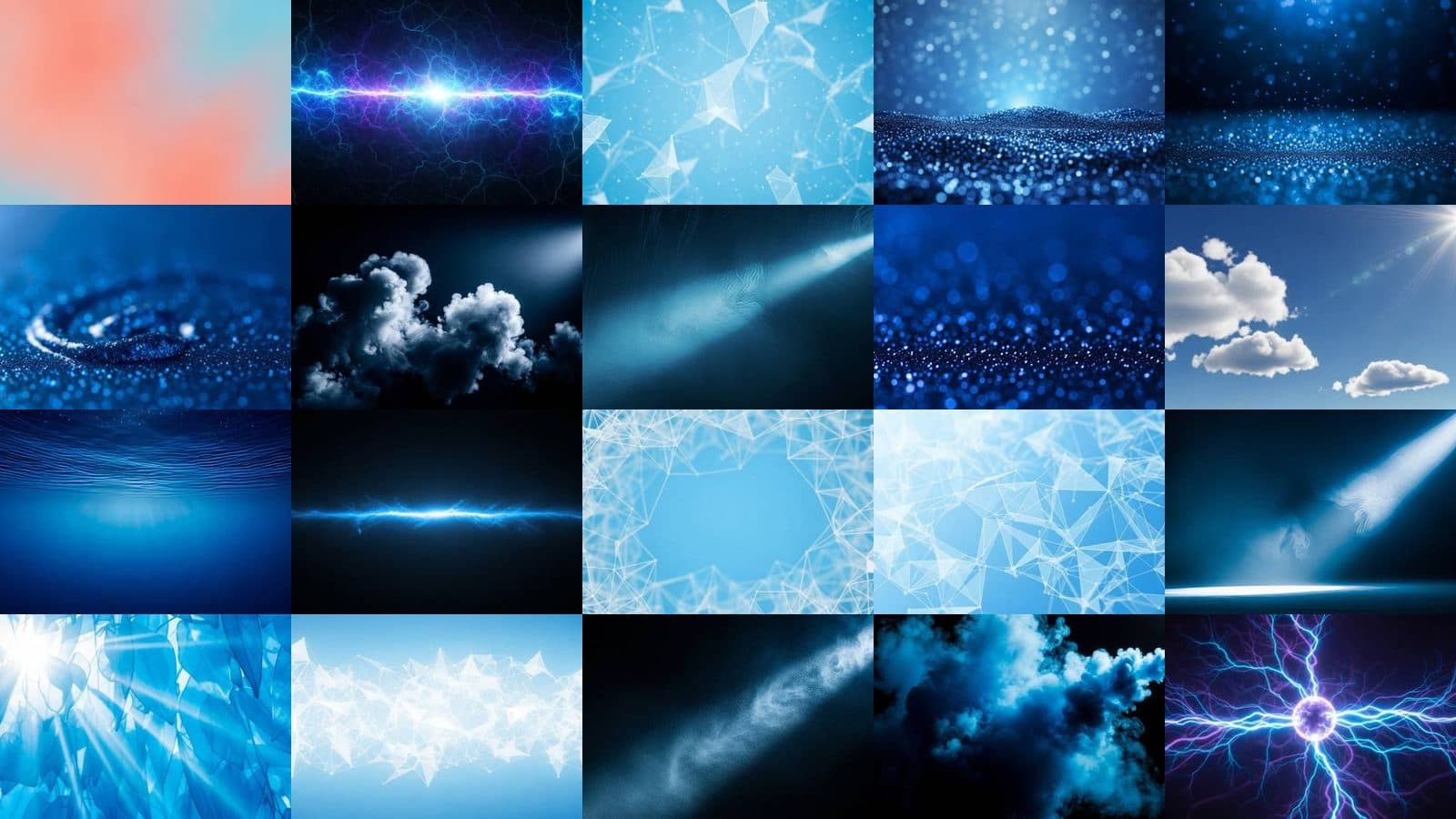 Blue Backgrounds Collection Vol. 3
