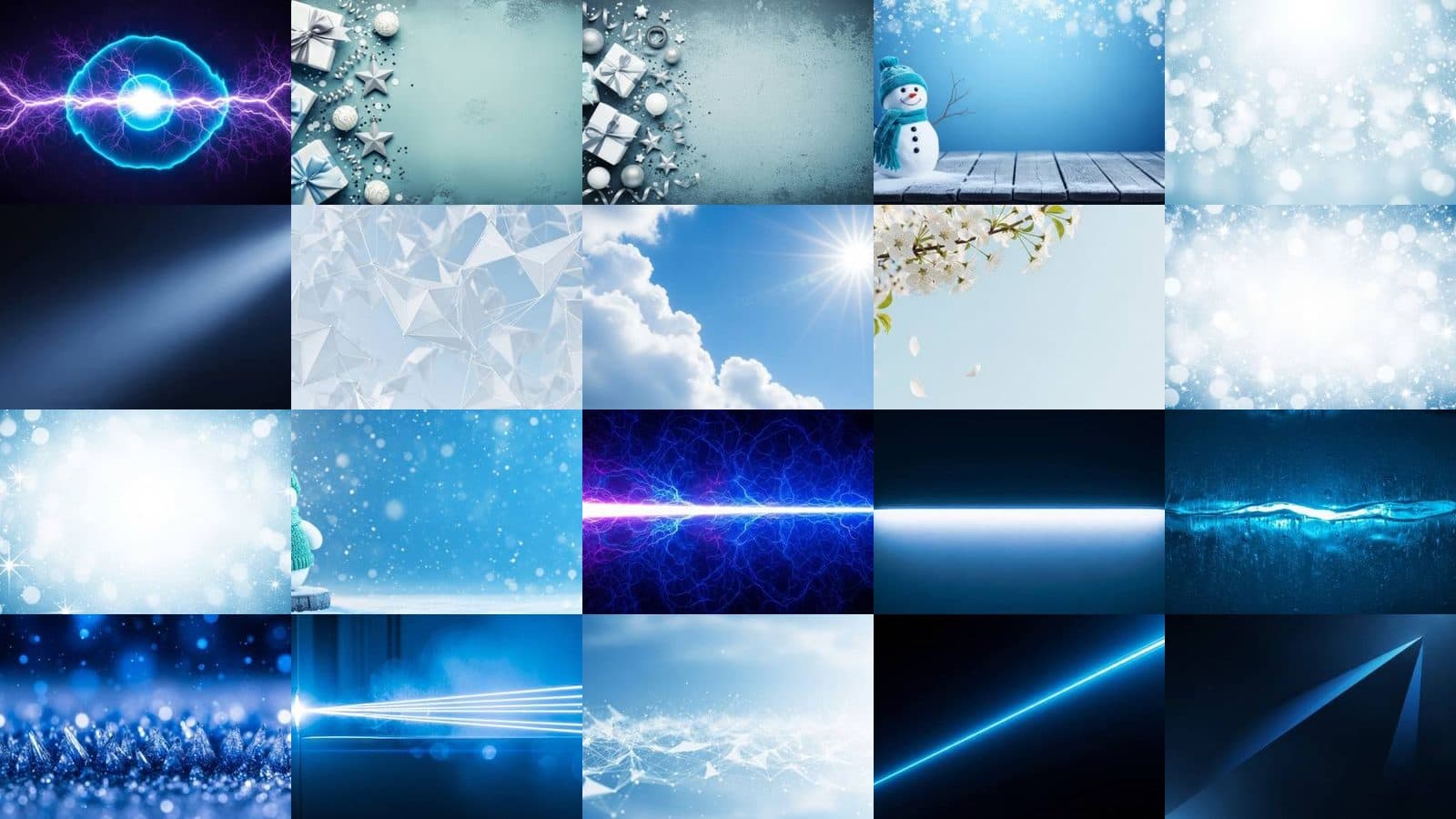 Blue Backgrounds Collection Vol. 4