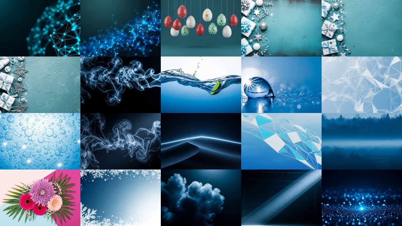 Blue Backgrounds Collection Vol. 5