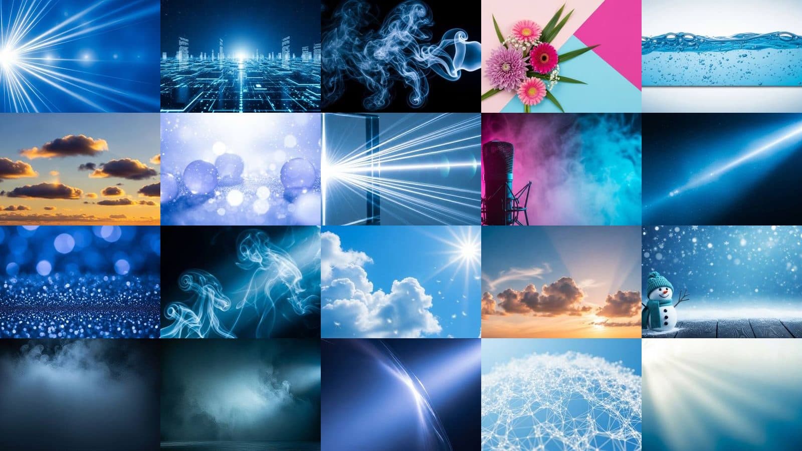 Blue Backgrounds Collection Vol. 6