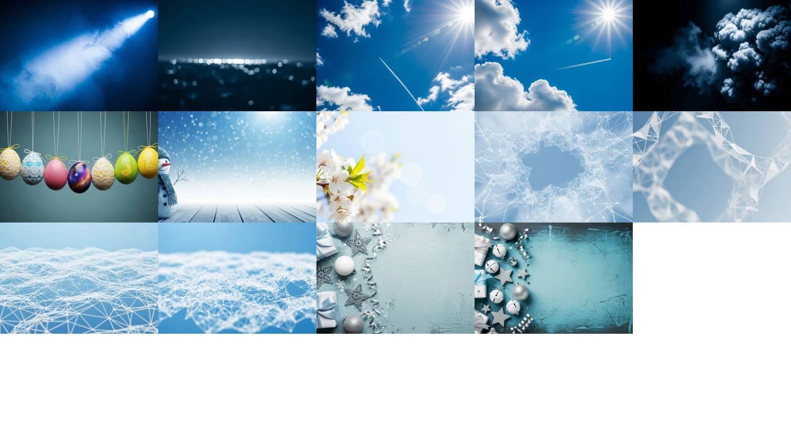 Blue Backgrounds Collection Vol. 7