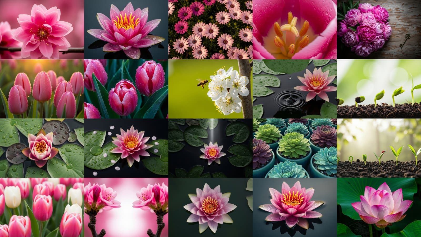 Blushing Blooms: A Macro Study
