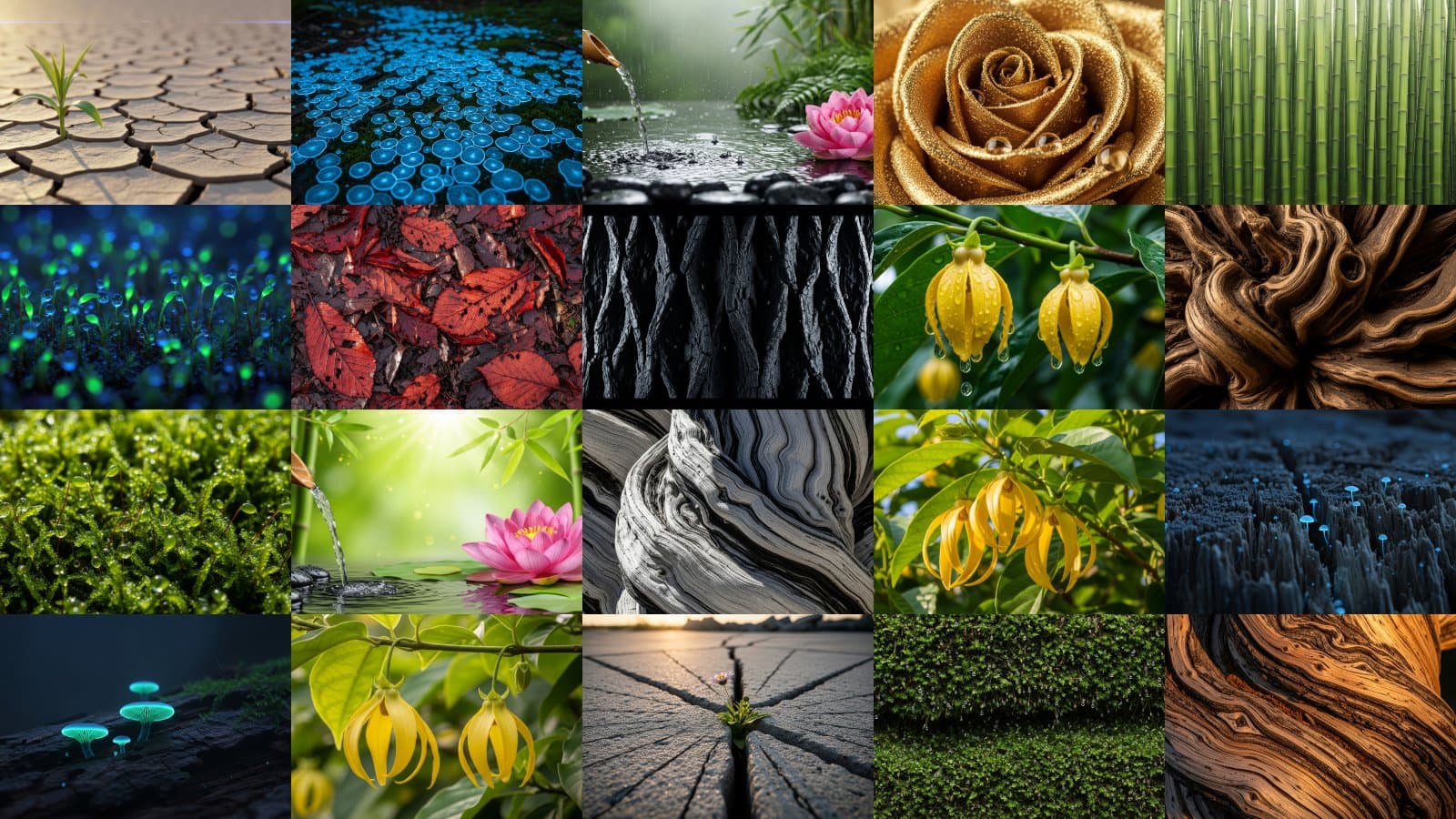 Botanical Wonders: Earth's Textures