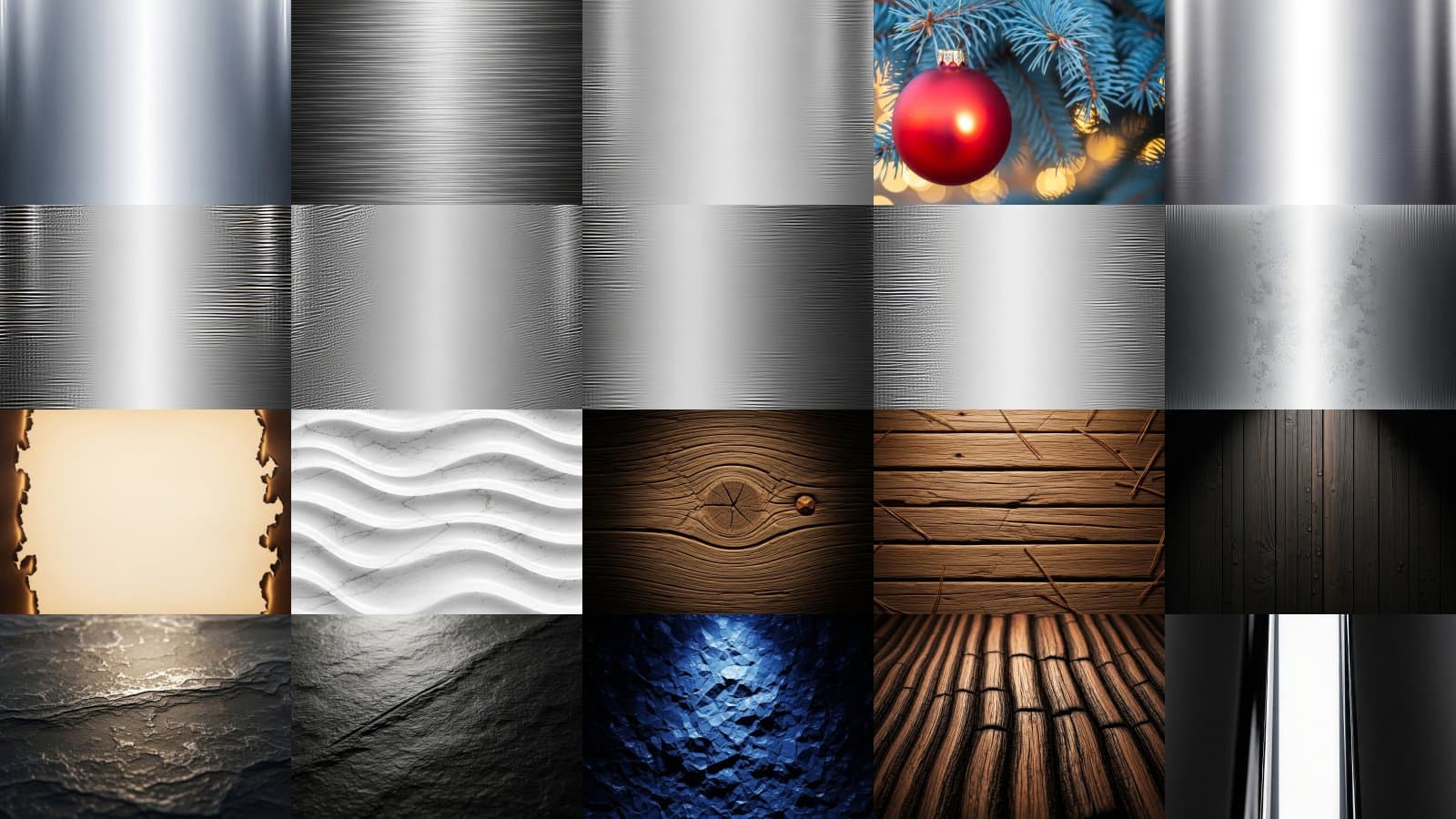 Brushed Texture Design Elements