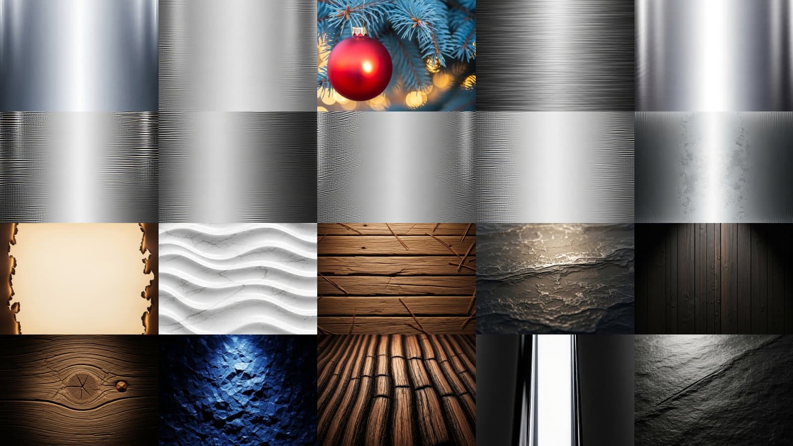 Brushed Texture Design Elements