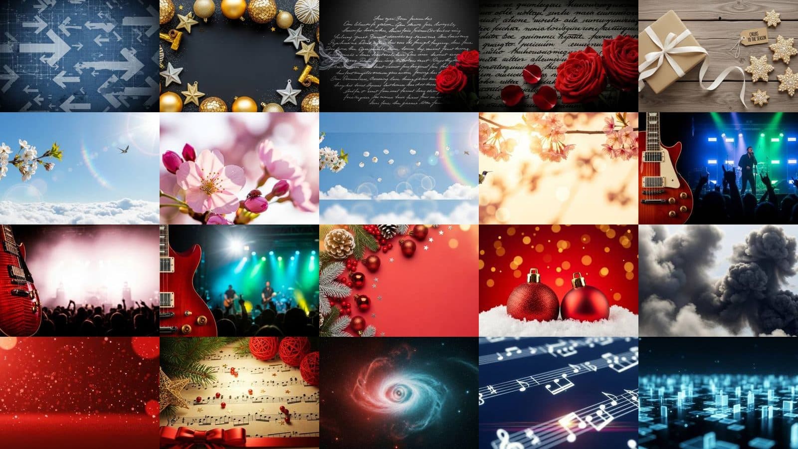Cerulean Backgrounds Collection