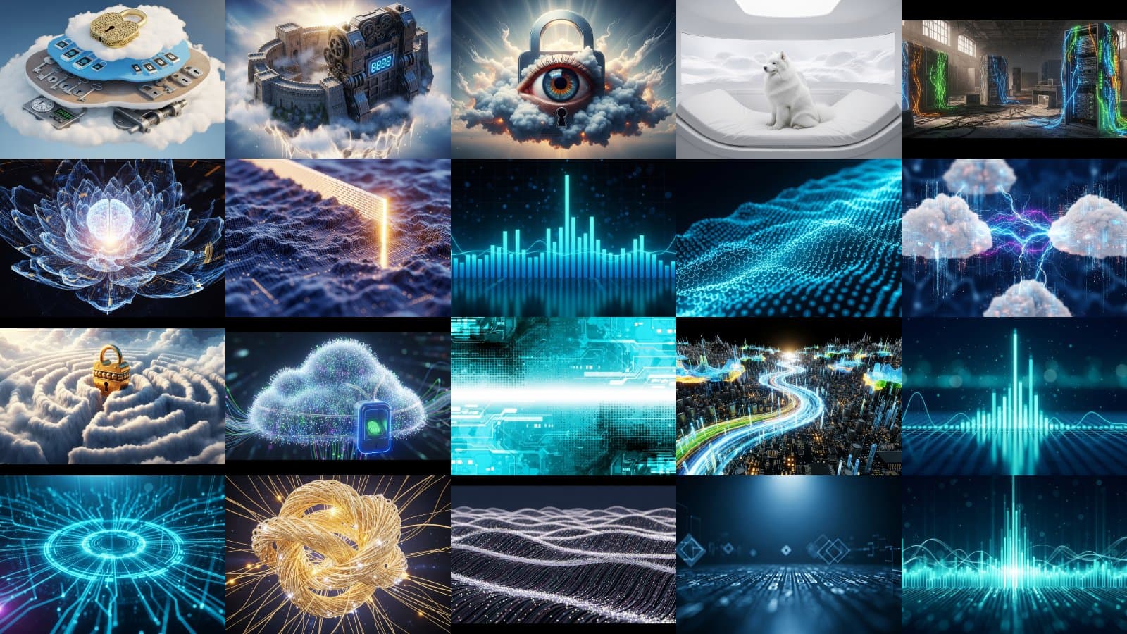 Cloud Abstract Technology Pack