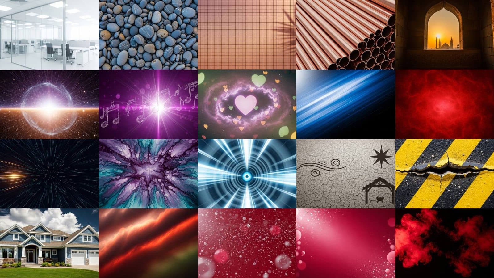 Contemporary Backgrounds Collection
