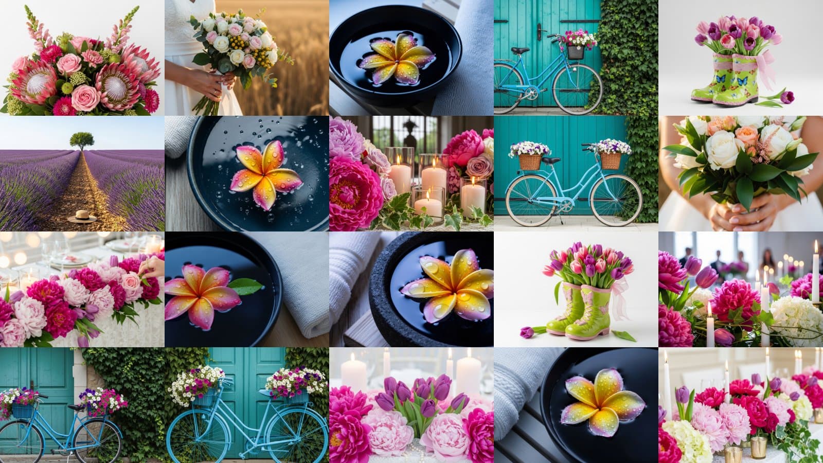 Elegant Blooms, Lifestyle Moments