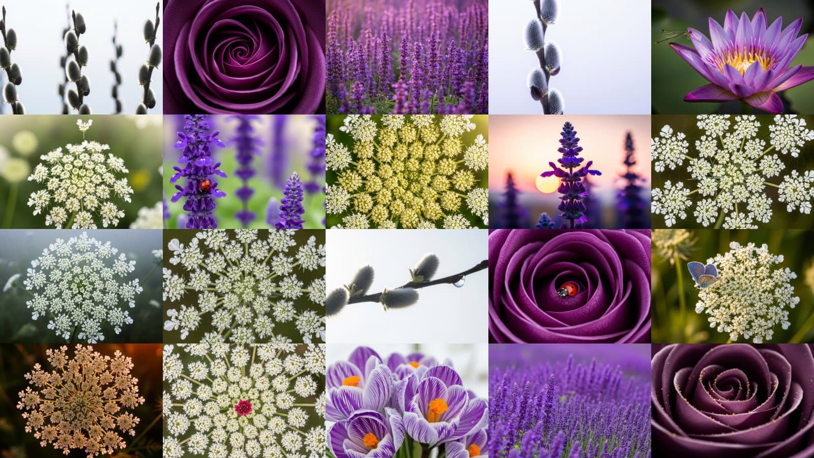 Enchanting Purple Blooms & Macro