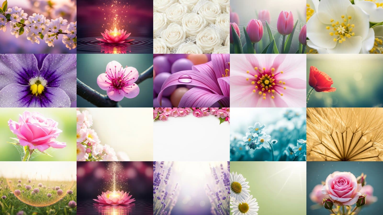 Ethereal Blooms and Petals