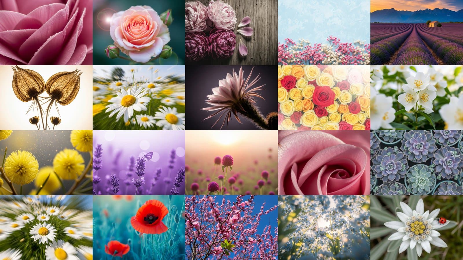Ethereal Garden Blooms