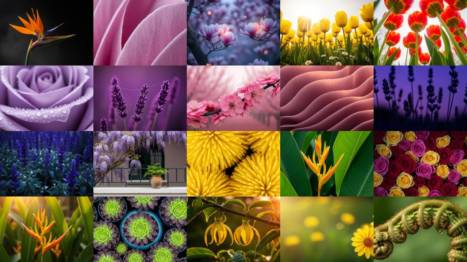 Exotic Blooms, Golden Glow