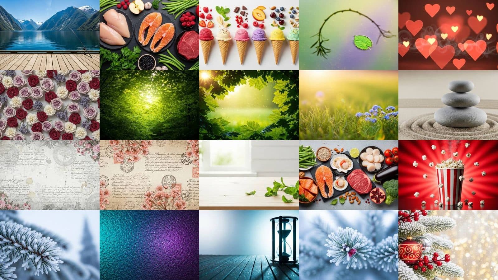 Fishing Backgrounds Collection