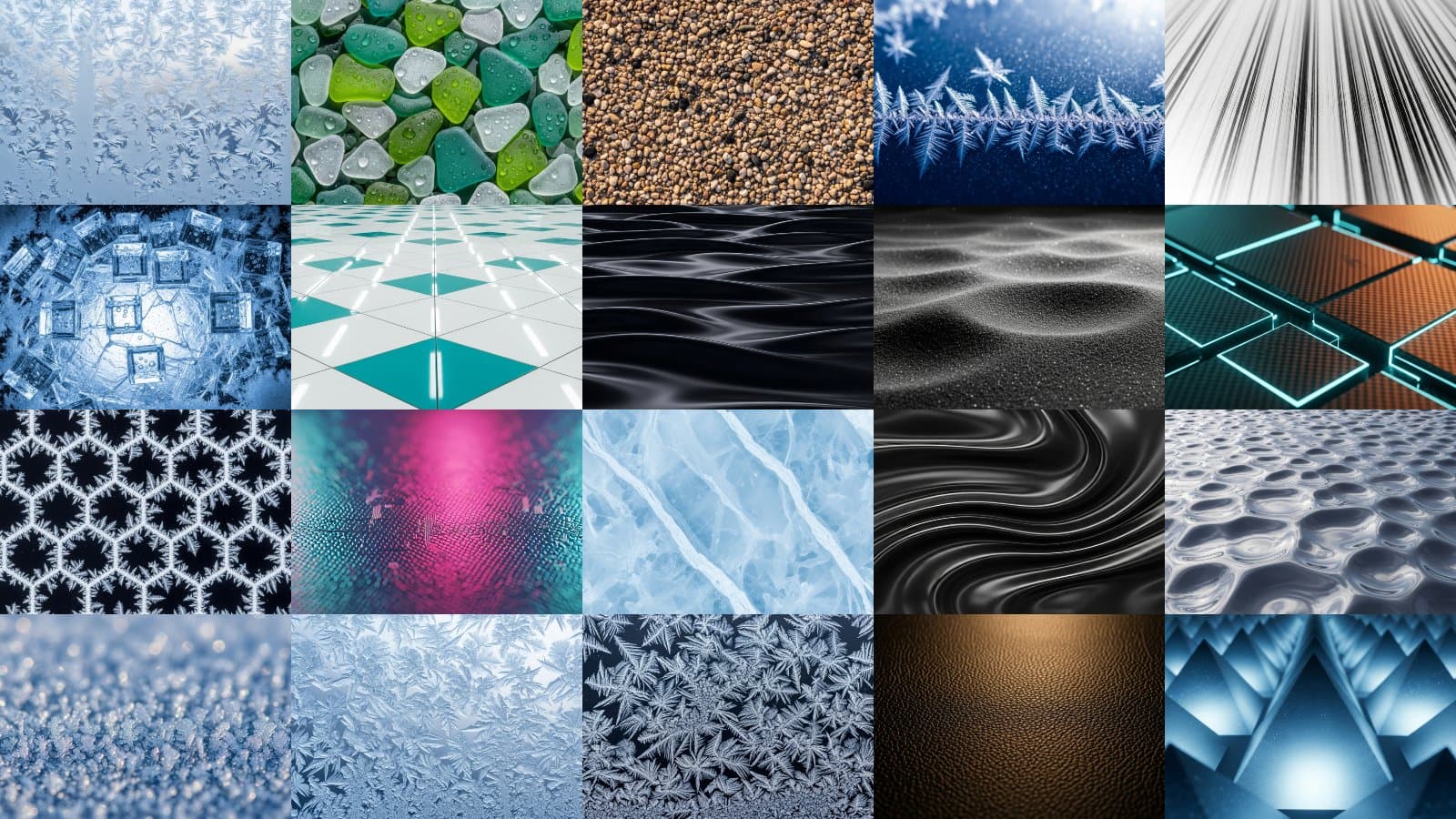Frozen, Flowing, & Future Textures