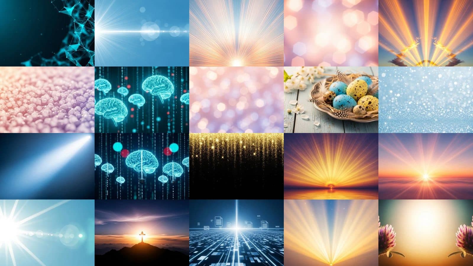 Light Backgrounds Collection
