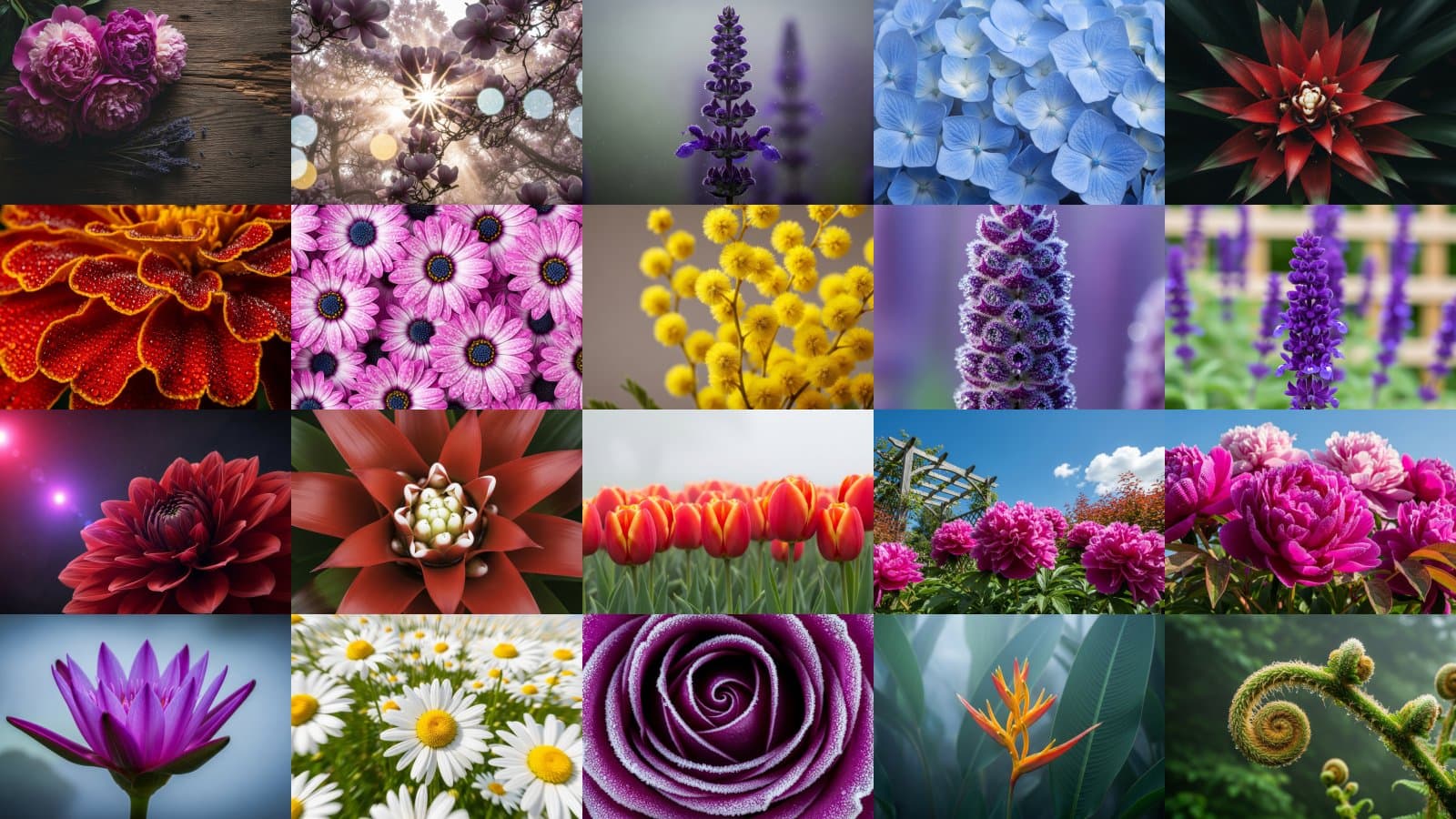 Misty Morning Macro Blooms