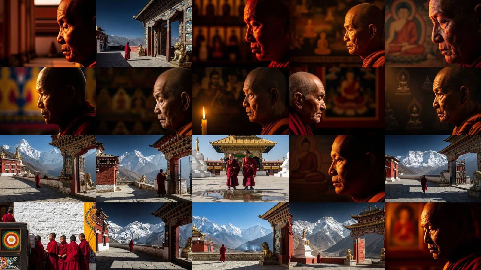 Monk Buddhism Collection