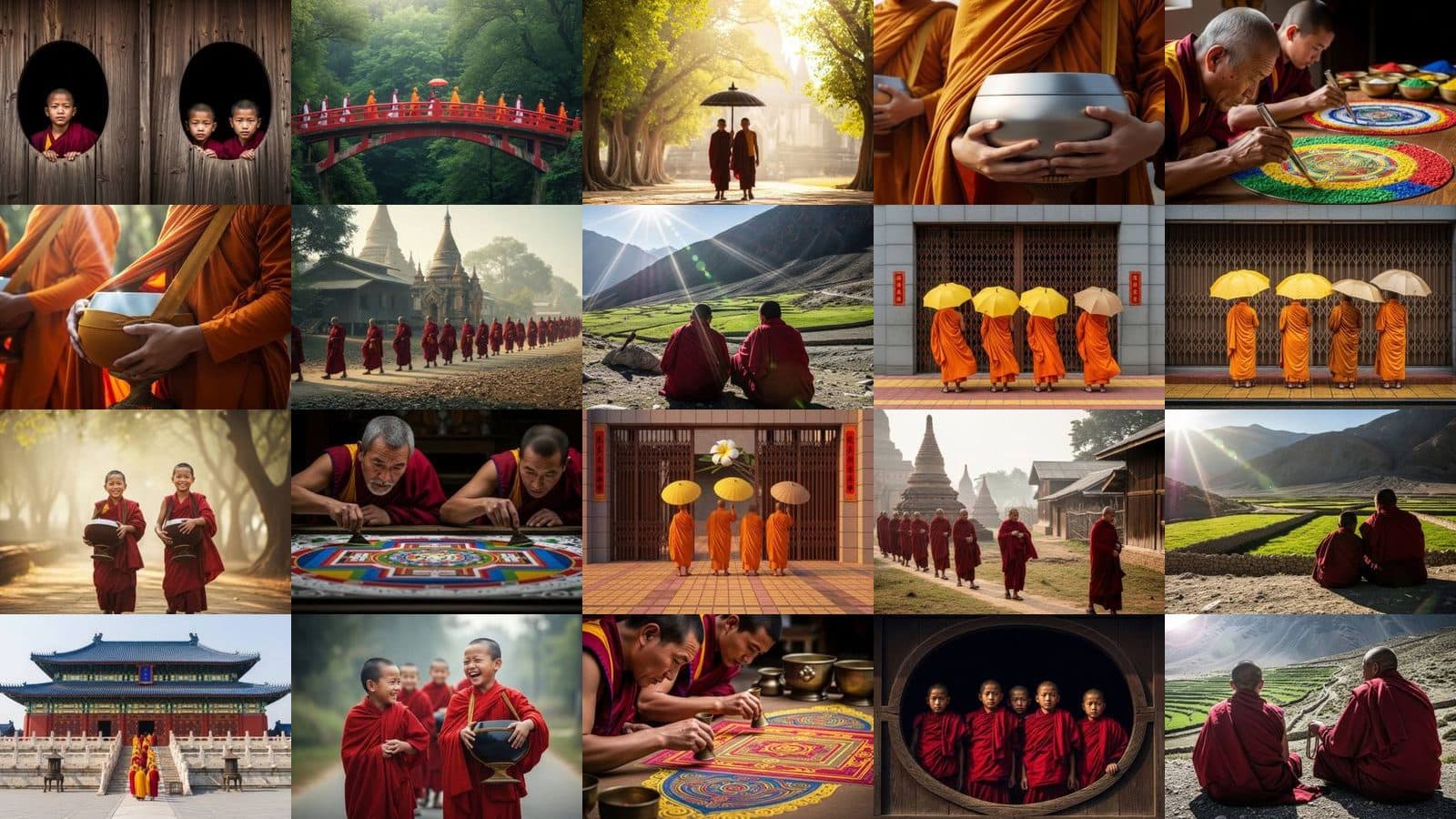 Monks Buddhism Collection