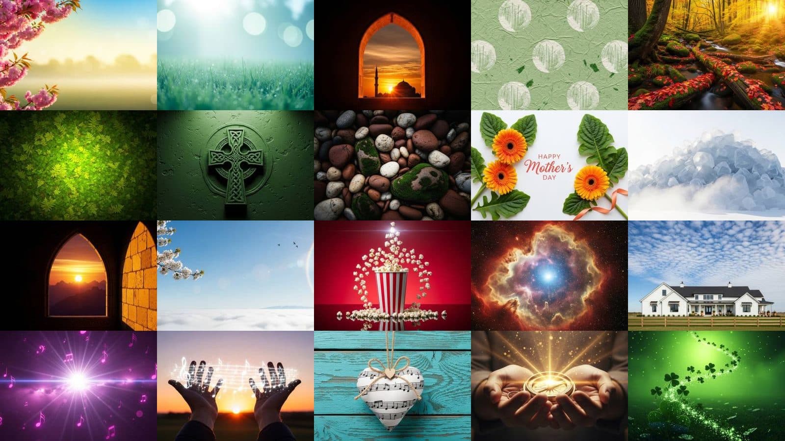 Morning Backgrounds Collection