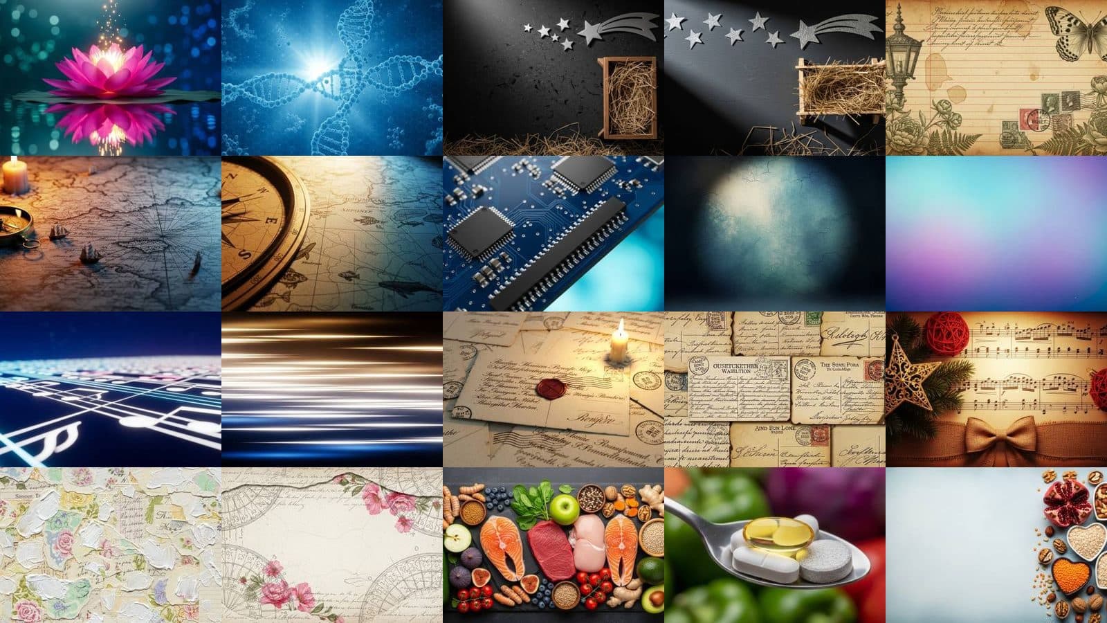 Mystical Backgrounds Collection