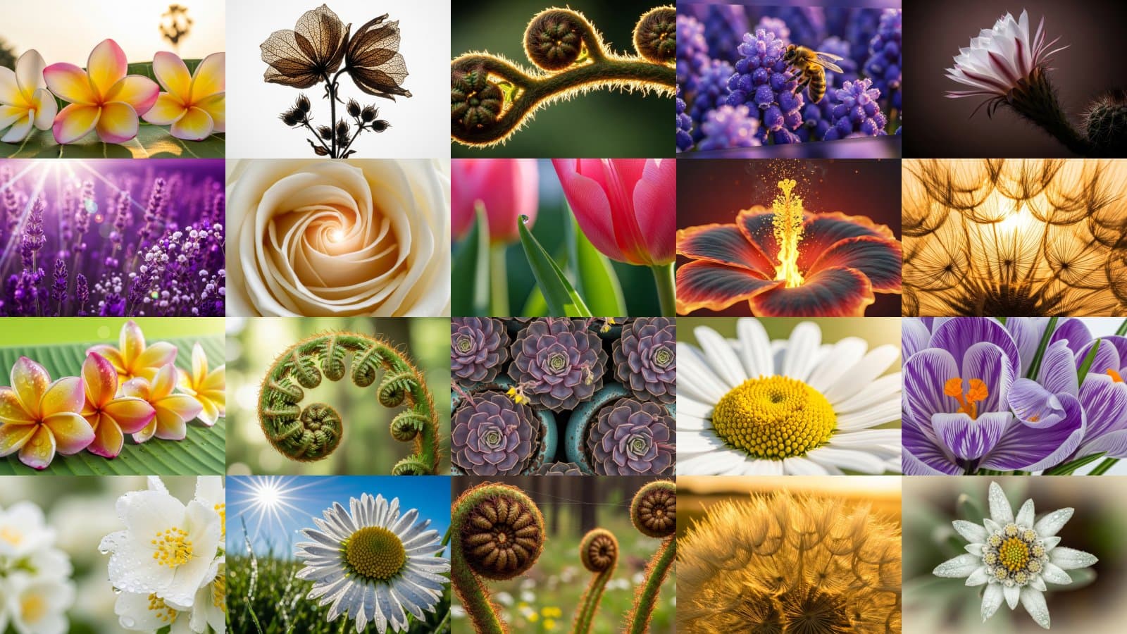 Nature's Intimate Floral Beauty