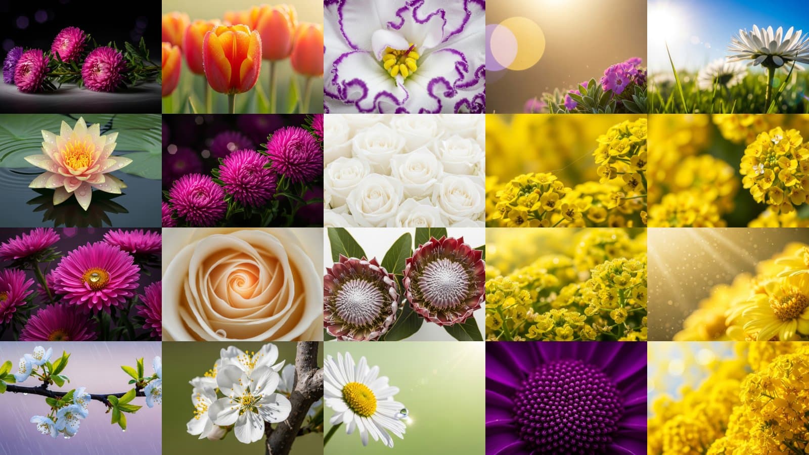 Nature's Intimate Floral Details