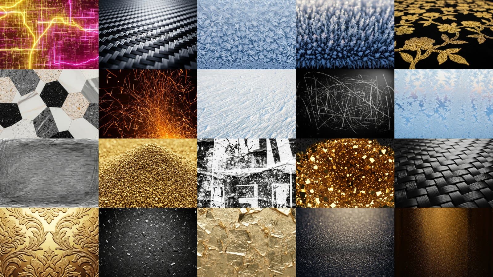 Opulent to Gritty Textures