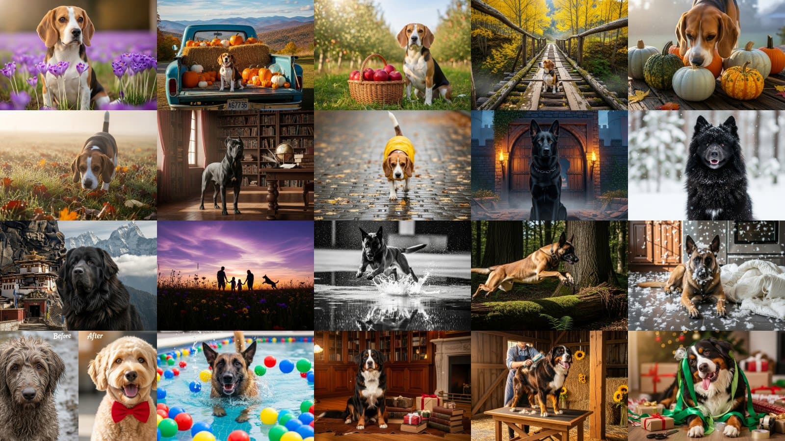 Playful Beagle Collection