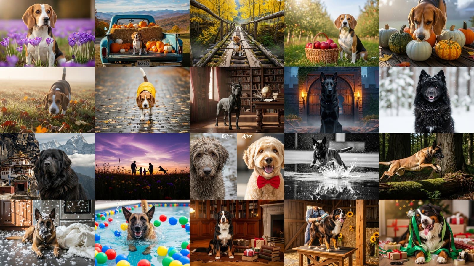 Playful Beagle Collection