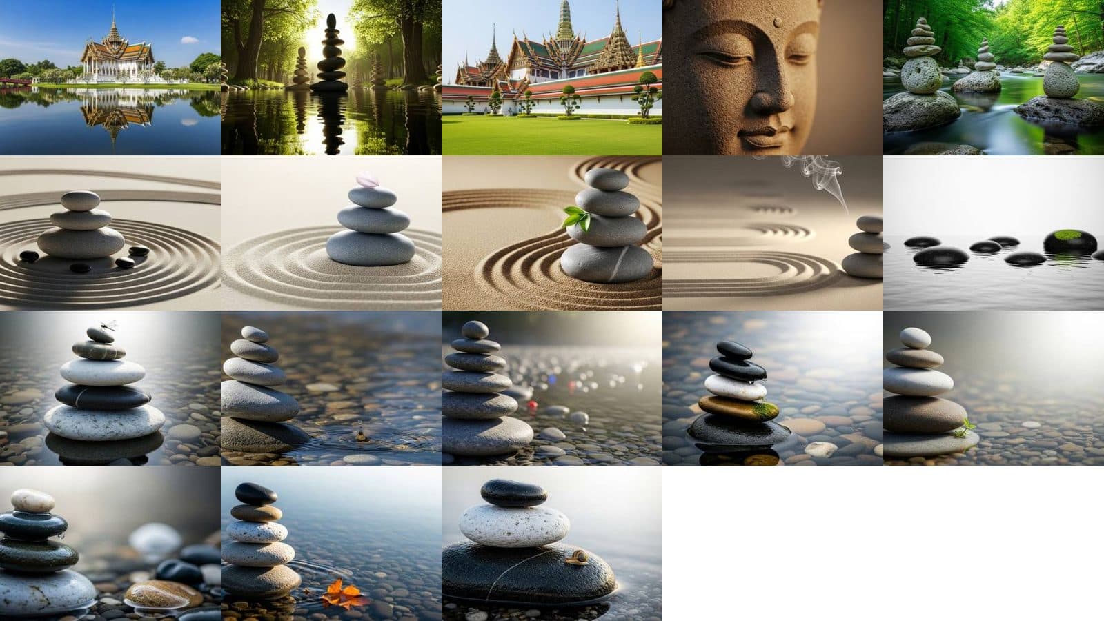 Stones Buddhism Collection