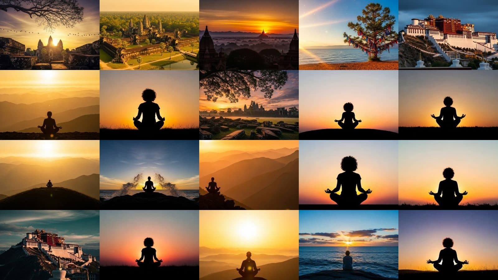 Sunset Buddhism Collection