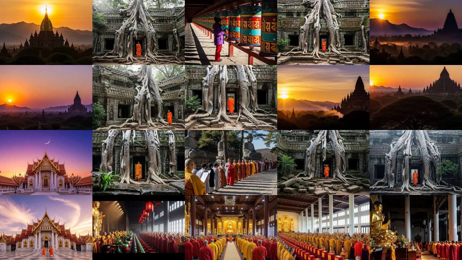 Temple Buddhism Collection