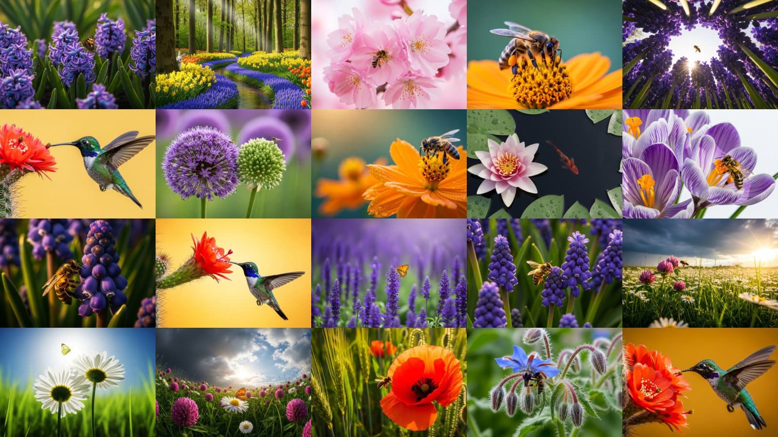 Tiny Wonders, Vibrant Blooms