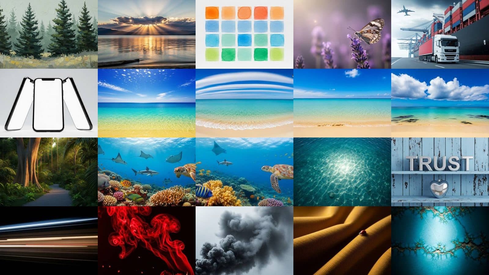 Tranquil Backgrounds Collection