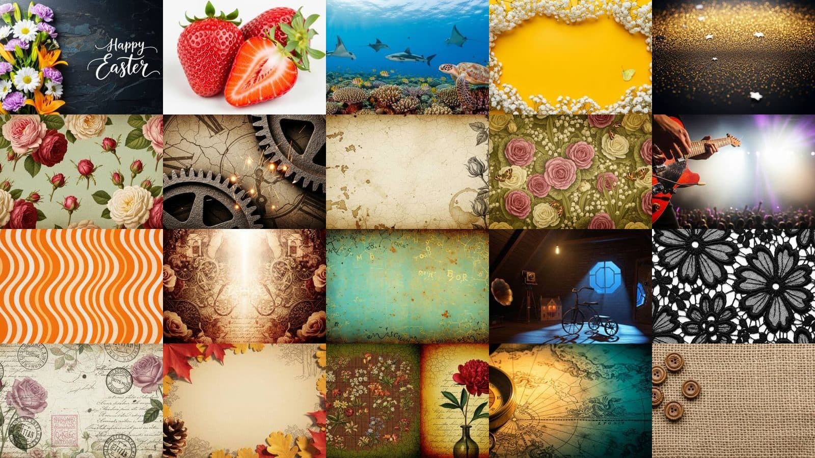 Vibrant Backgrounds Collection