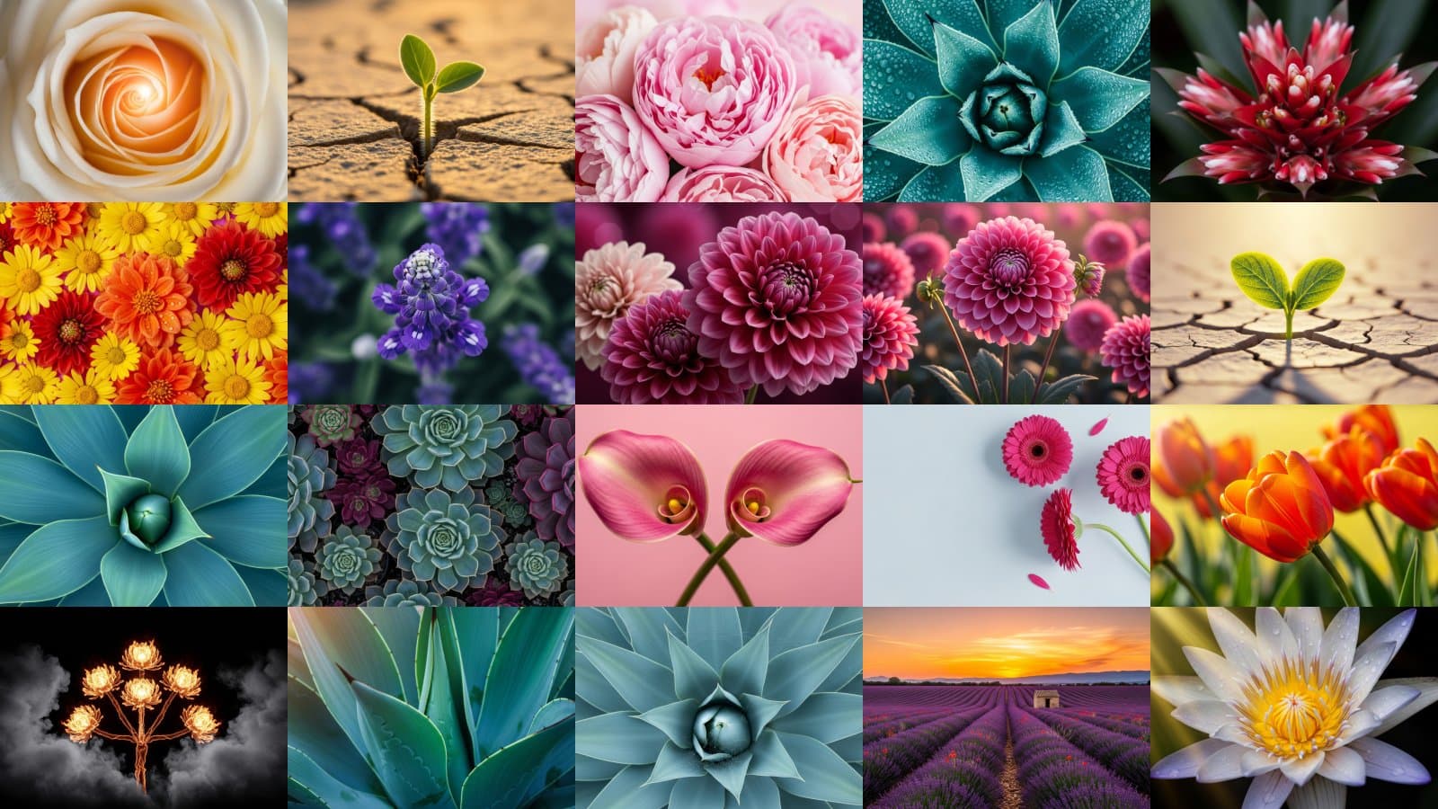 Vibrant Blooms, Delicate Details