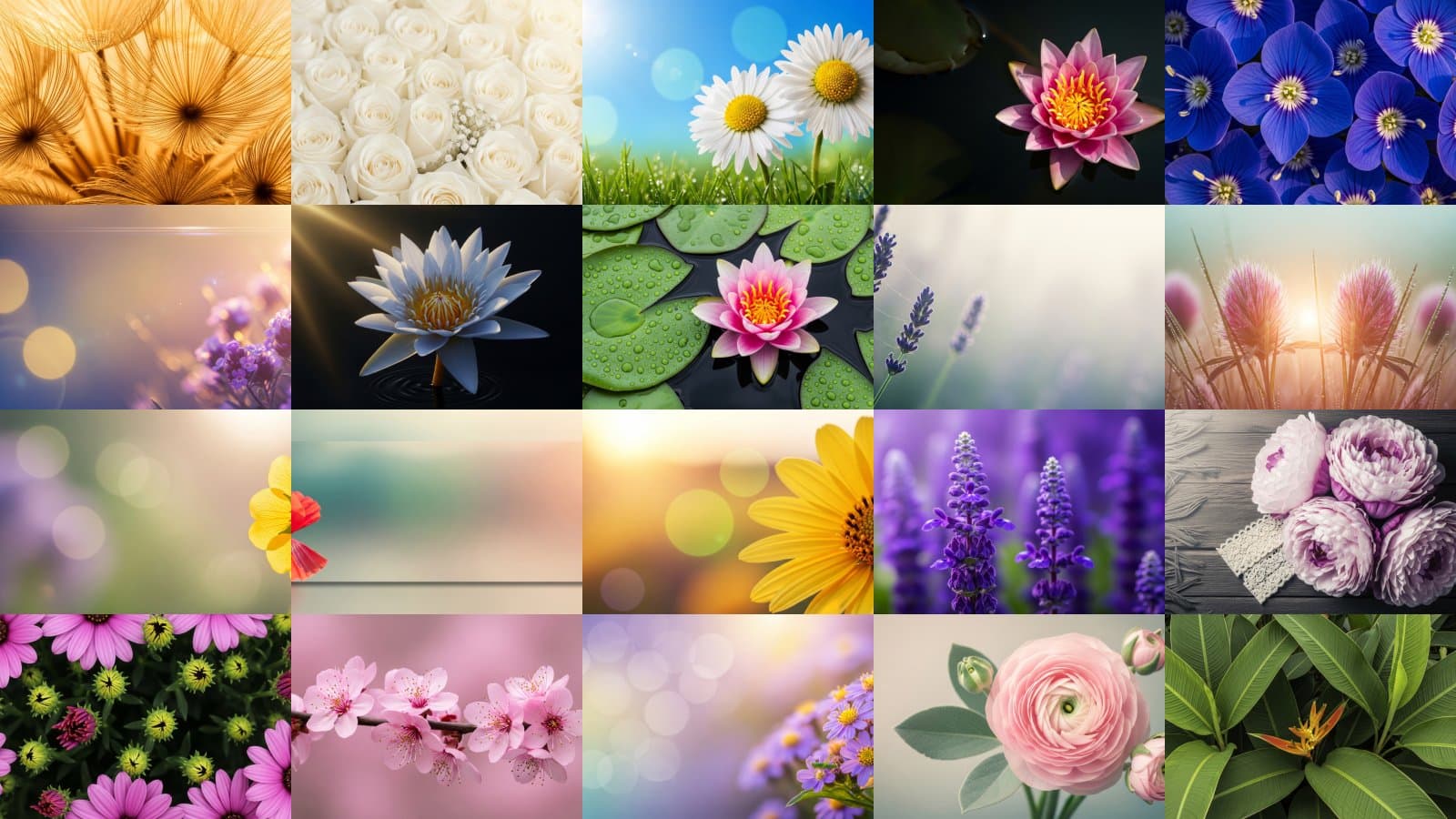 Vibrant Floral Intimacies
