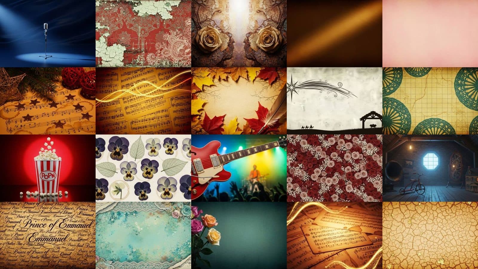 Vintage Backgrounds Collection