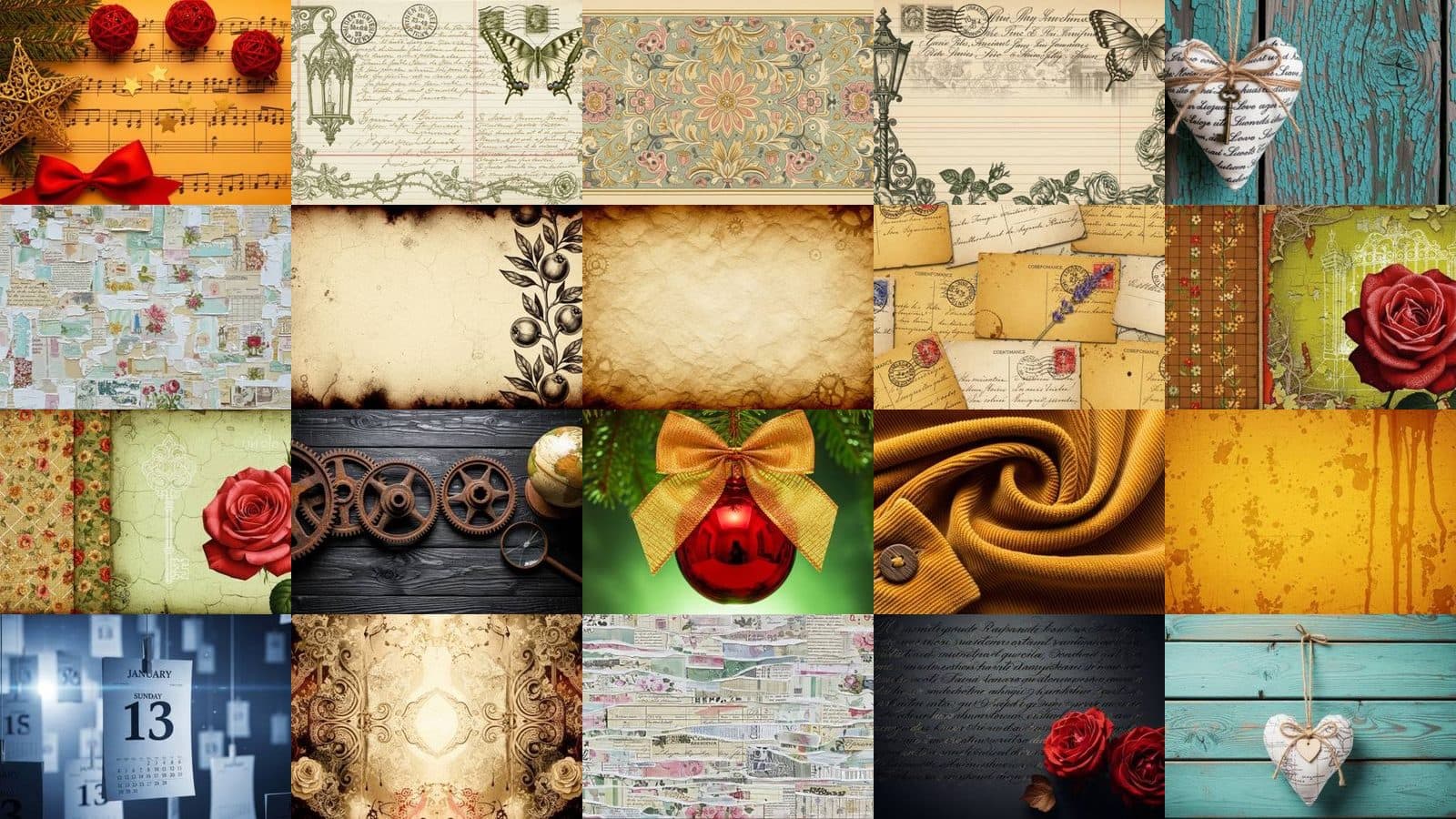 Vintage Backgrounds Collection
