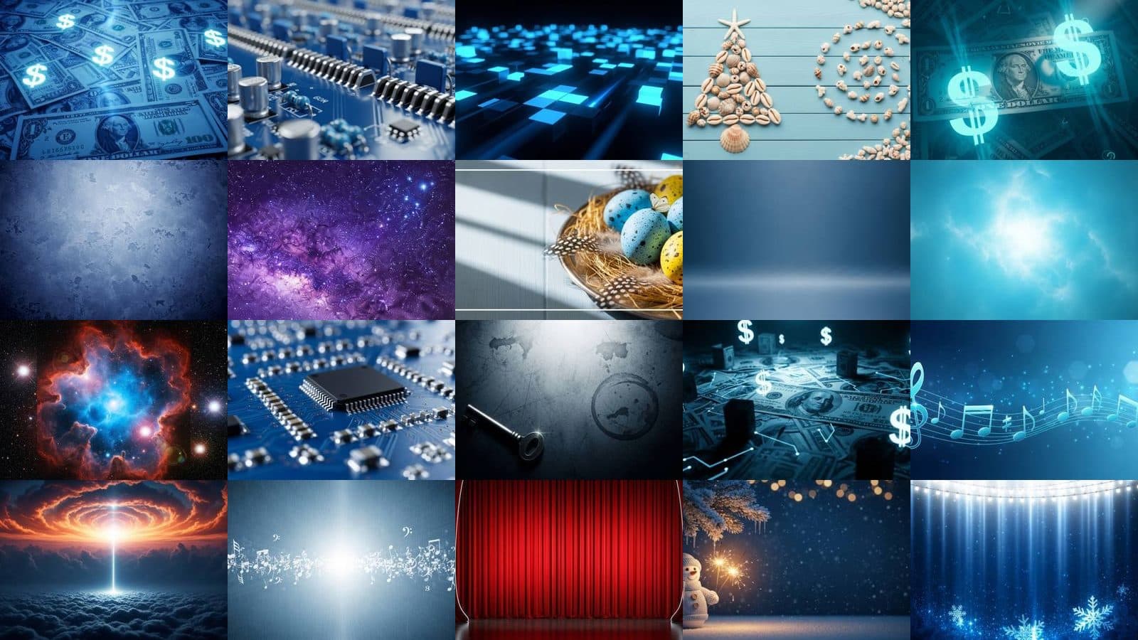 Blue Backgrounds Collection Vol. 2