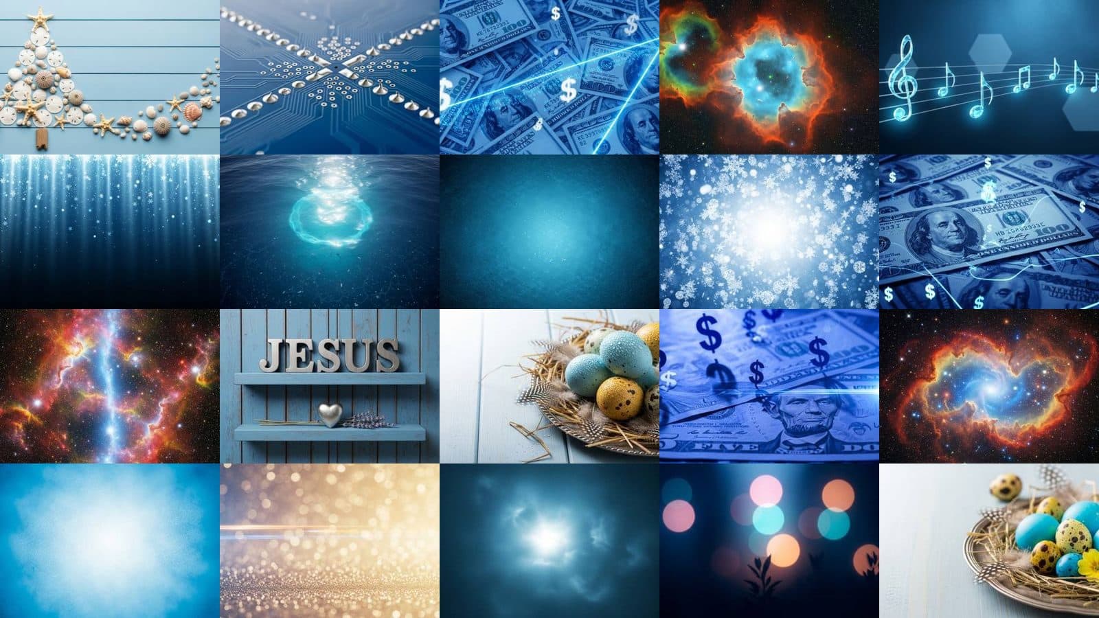 Blue Backgrounds Collection Vol. 3