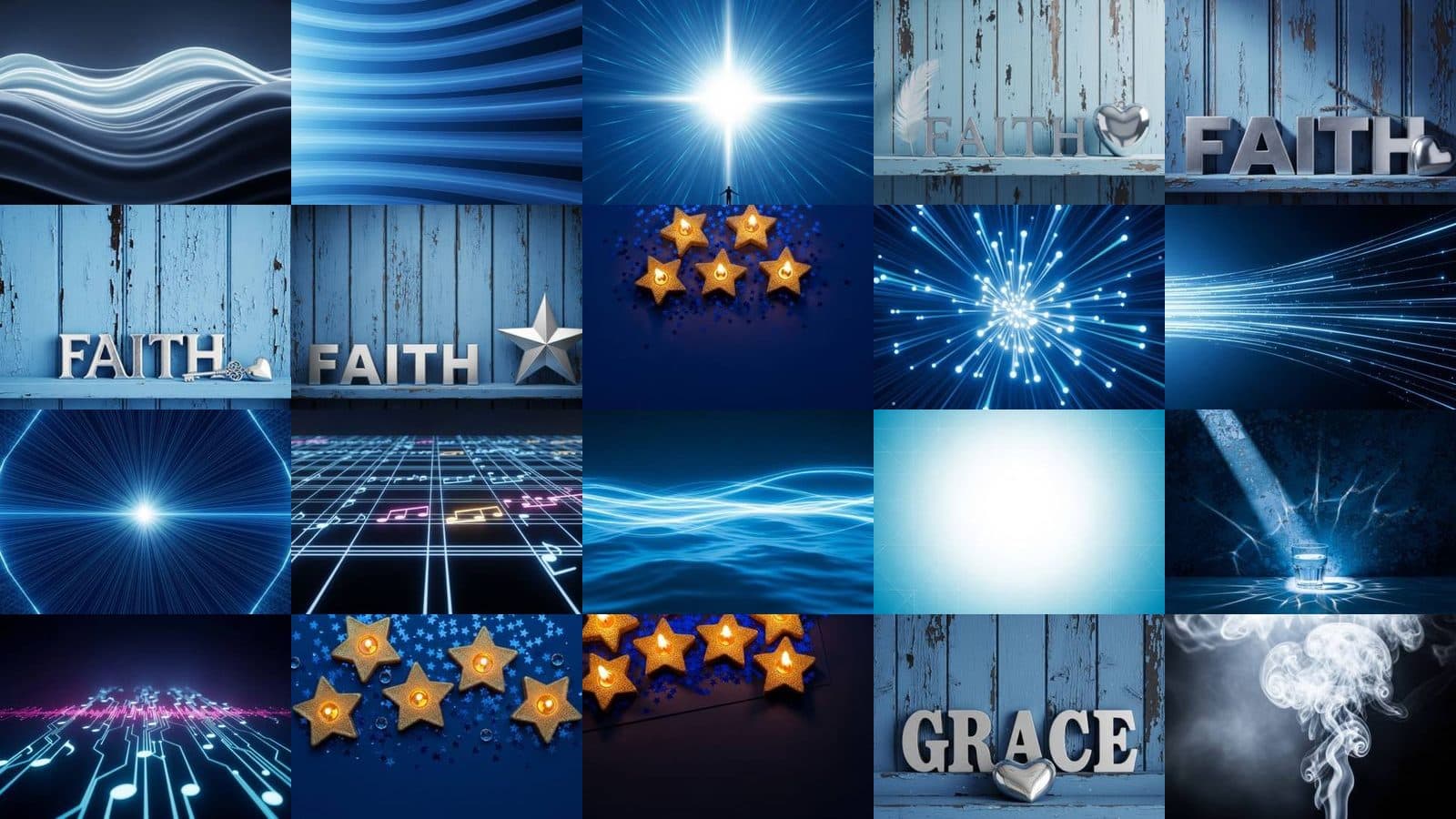 Blue Backgrounds Collection Vol. 4