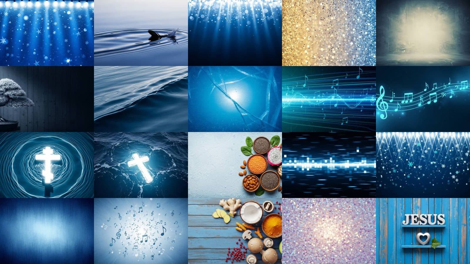 Blue Backgrounds Collection Vol. 4
