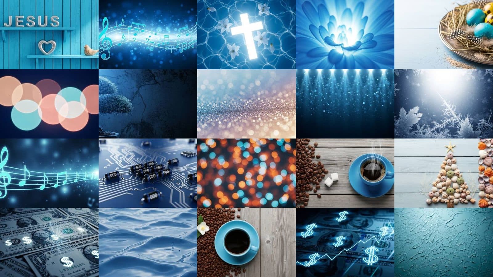 Blue Backgrounds Collection Vol. 5