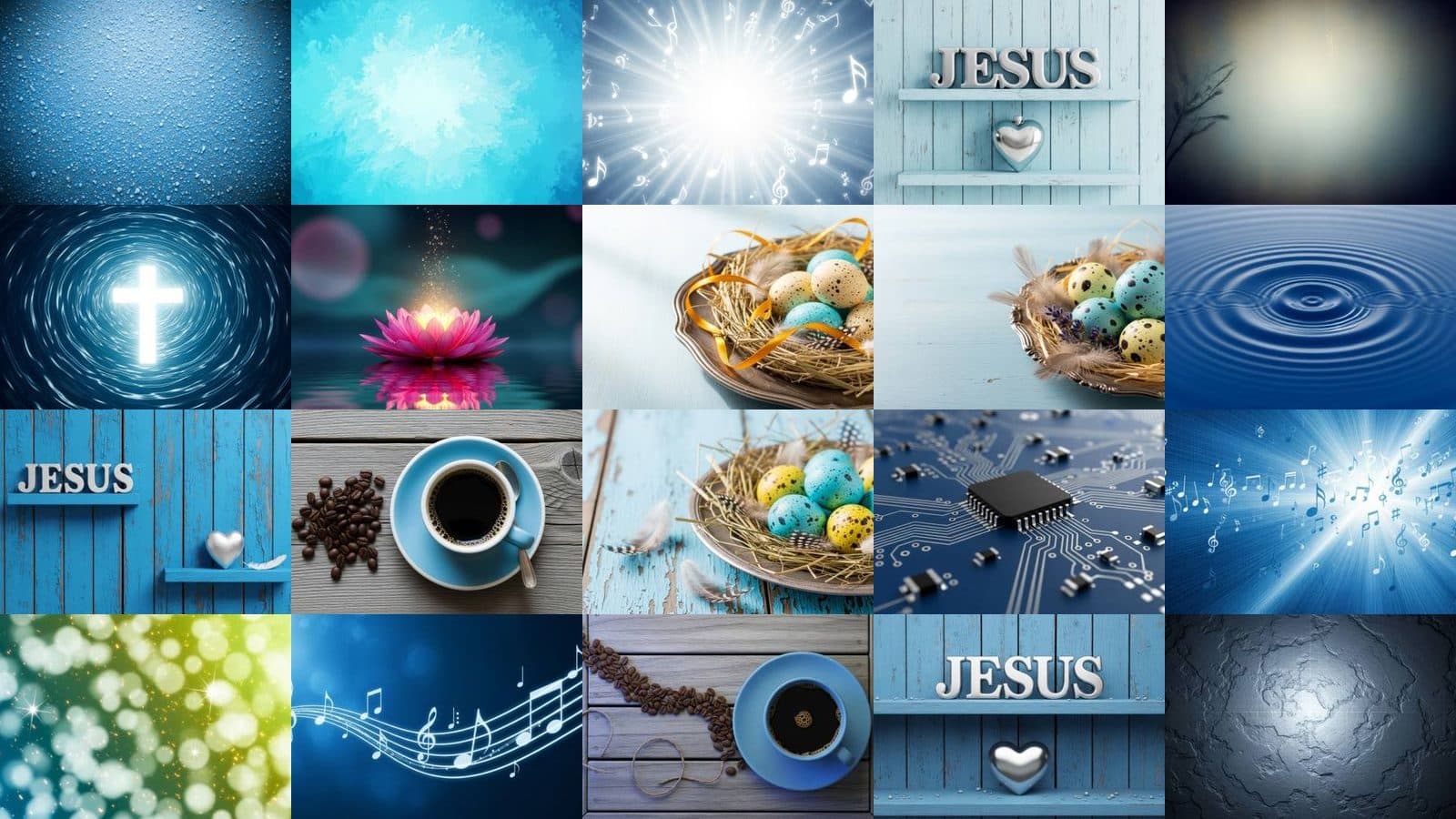 Blue Backgrounds Collection Vol. 6