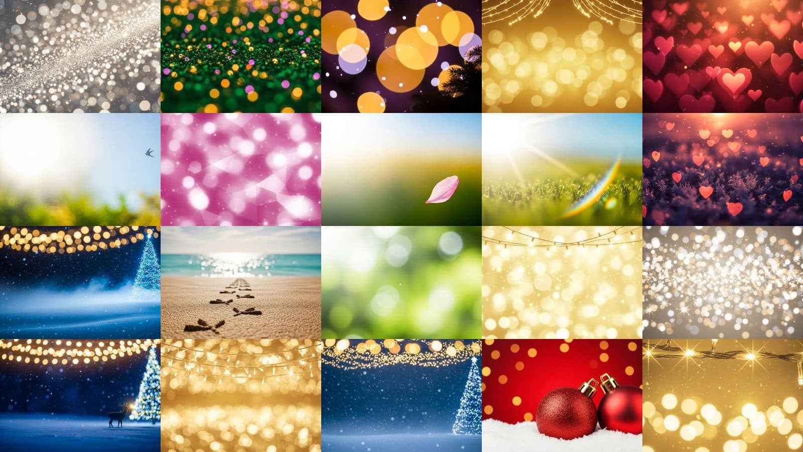 Bokeh Backgrounds Collection