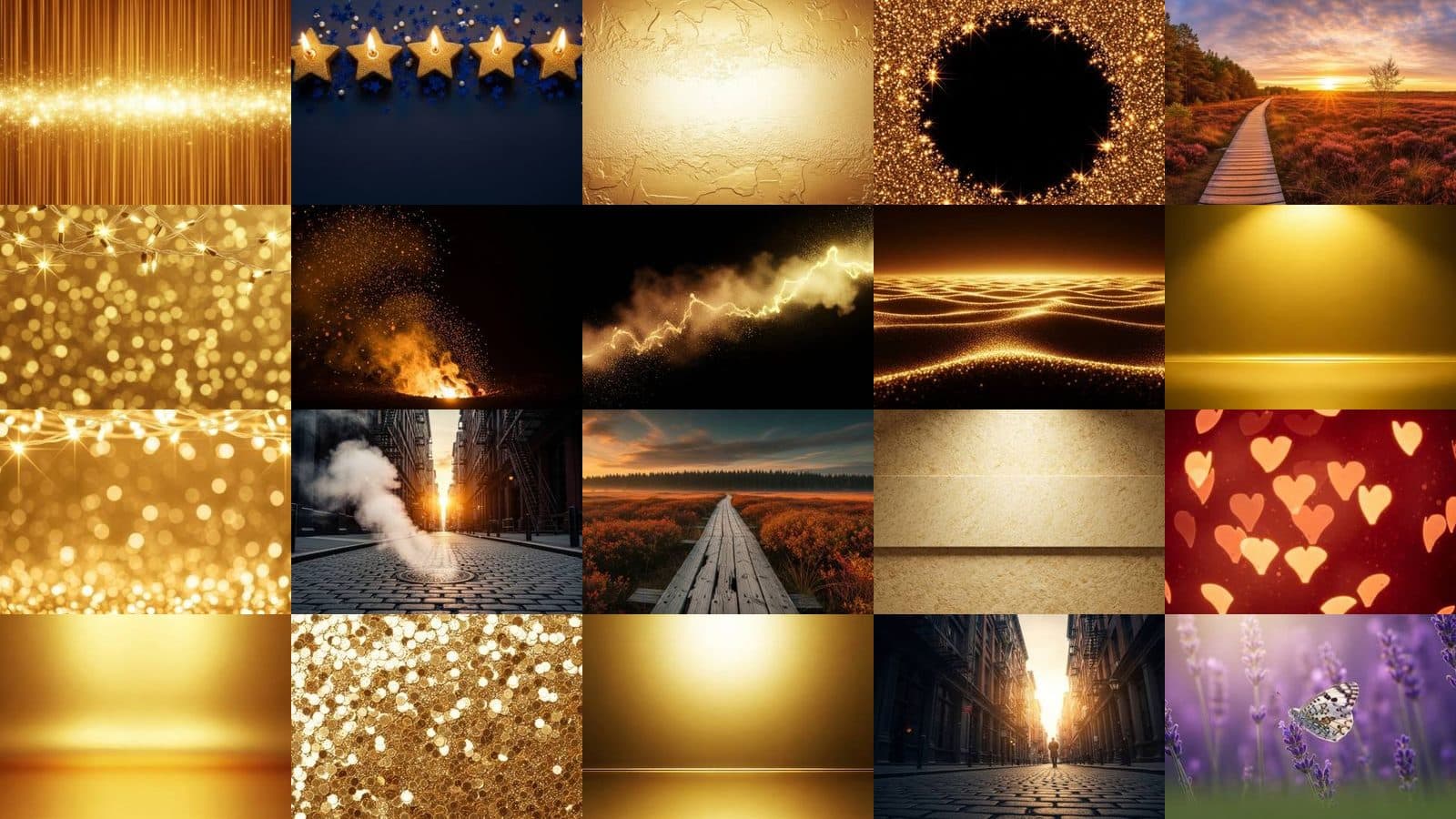 Golden Backgrounds Collection Vol. 2